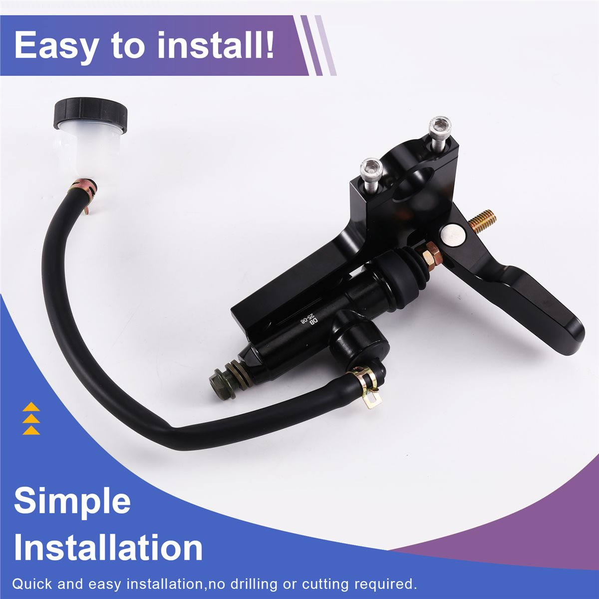 Motorcycle Thumb Brake System Kit - A23Z Motorfiets Duimremhendel Achterste Hoofdpomp Cilinder
