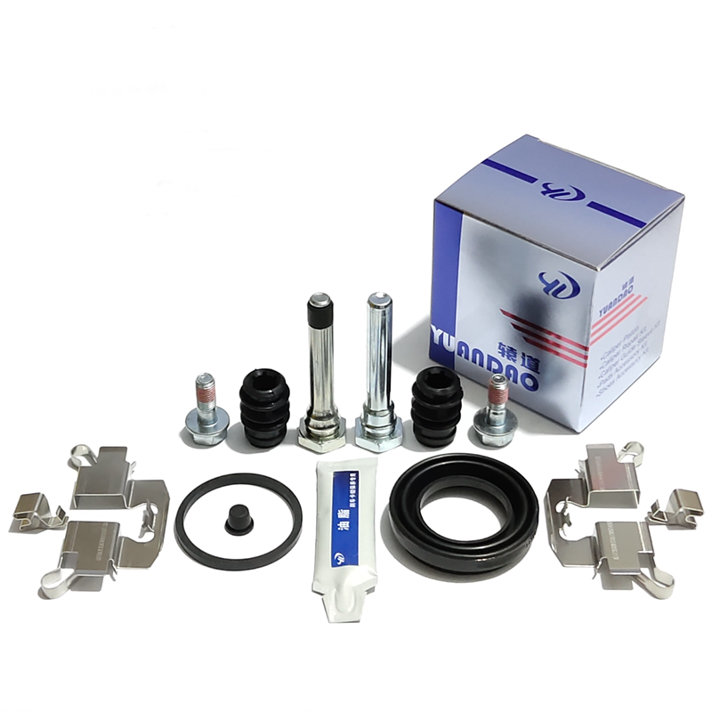 Front Rear Brake Caliper Bracket Kit - Voor Achter Remklauw Beugel Geleidepen Schroef