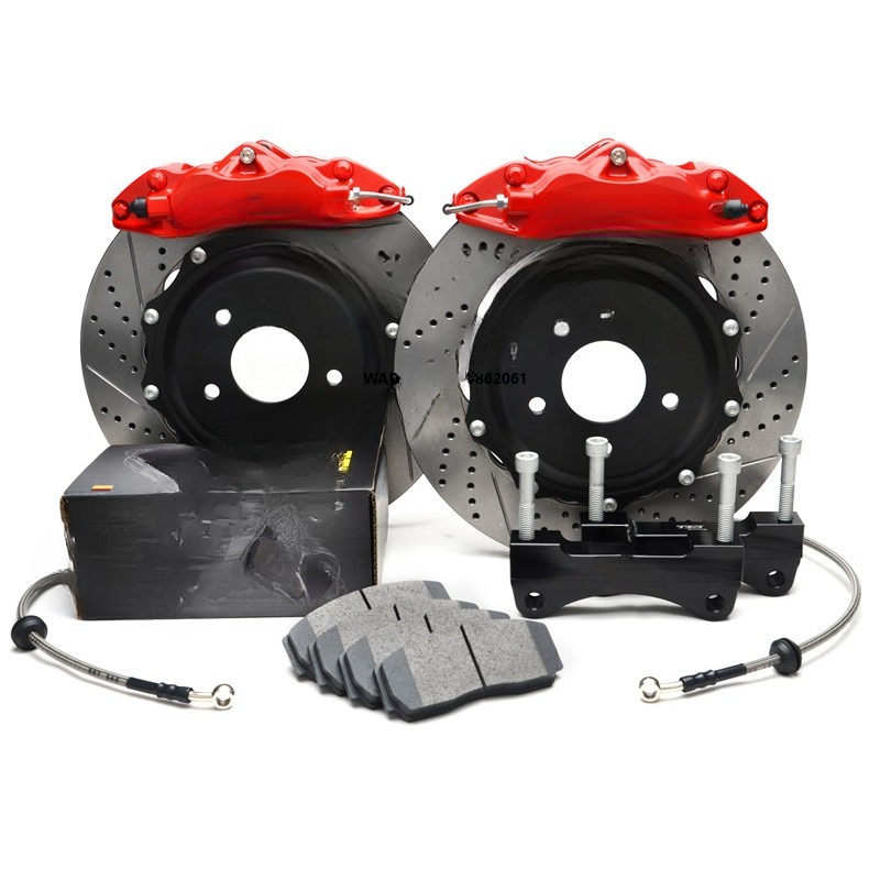 Forged Front Brake Caliper 4 Piston - Gesmede remklauw 4-zuiger voorremklauw schijfremrotor 355x28MM