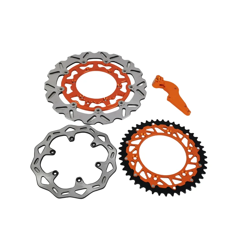 Floating Brake Disc 320Mm Supermoto - 320mm Motorfiets Voorwiel Vlottende Remschijf Tandwiel