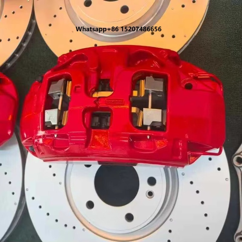 Forged Front Brake Caliper 4 Piston - Nieuwe upgrade Aftermarket remschijfremklauwen set 6