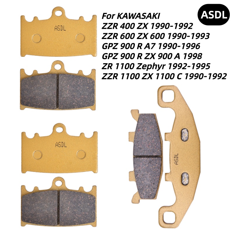 Carbon Ceramic Motorcycle Brake Rotor - Motorfiets Voor Achter Remblokken Voor KAWASAKI